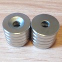 10 pcs N52 disc 15mm*3mm counterbore hole 10mm 4mm Neodymium Permanent Magnets
