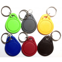 Set of 6 Different Colors Key Rings NFC Label Smart Tags MiFare Ultralight Type 2 Tag Android Nexus 4 10