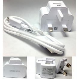 Genuine Original Samsung UK 2A Charger Adapter+USB Cable Galaxy Note 2 II N7100 S4 i9500