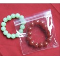 50pcs PVC Jewelry/Watch/Jade Ziplock Reclosable Clear Plastic Bags Ziploc 4.1" x 4.1" Zip Lock (10.5cm x 10.5cm)