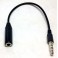 Earphone Converter Adapter Black Cable convert OMTP to CTIA or CTIA to OMTP 3.5mm to 3.5mm 
