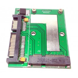 Card slot 50mm Mini PCI-E mSATA SSD adapter converter to 2.5" 3.5" SATA Smallest