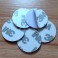 5 pieces NFC Tag PVC Waterpoor 3M Adhesive Label NTAG203 Smart Type 2 Tags Nexus Lumia