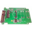 Card slot 26.8mm Mini PCI-E mSATA SSD adapter converter convert SATA Half Height