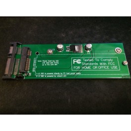 Card slot Apple MacBook Air SSD convert to SATA converter adapter 3.3V Green