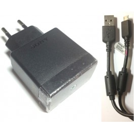 Original Sony Ericsson EP850 USB Quick Charger EU Plug + EC450 Charge Data Cable for Xperia S P U