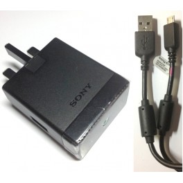 Original Sony Ericsson EP850 USB Quick Charger UK Plug + EC450 Charge Data Cable for Xperia S P U