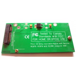 Card slot MACBOOK PRO Retina A1398 MC975 MD976 convert 2.5" 3.5" SATA3 adapter